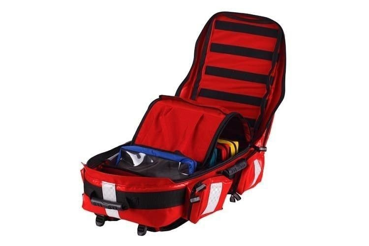 Rettungsrucksack mit Ampulle (85 Ampullen) 86l TRM-56 - rot