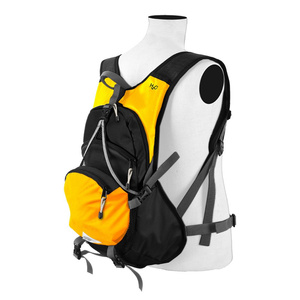 Sac à dos de sport pour le vélo, le jogging, la piscine ou la salle de sport, avec un espace pour le casque - jaune