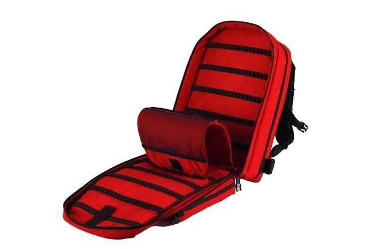 Mochila de rescate ampolla (196 ampollas) 56l TRM-57 - rojo