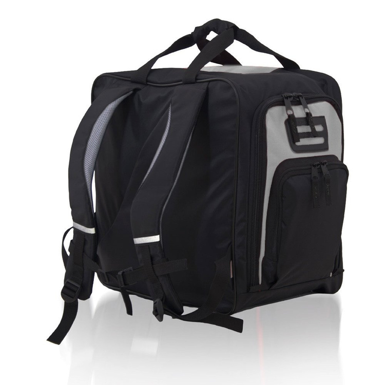 Skirucksack Tasche für Schuhe und Helm "Ski" grau