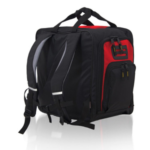 Skirucksack Tasche für Schuhe und Helm "Ski" rot