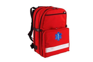 Mochila de rescate ampolla (196 ampollas) 56l TRM-57 - rojo