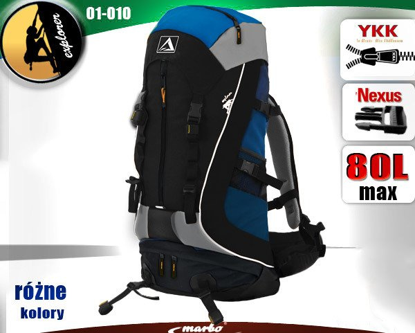 Zaino da spedizione Explorer da 80 l