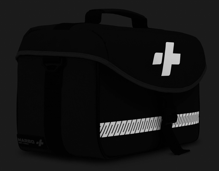 Dokterstas/medische tas 17l TRM-37 - rood