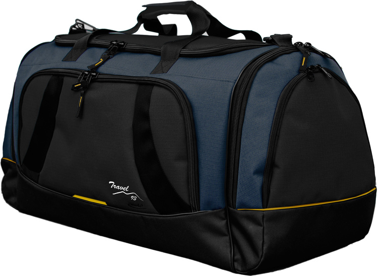 Large travel bag 93l navy blue