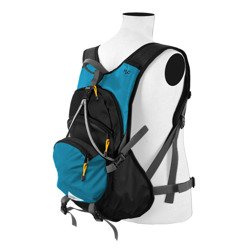 Zaino sportivo per bicicletta, jogging, piscina o palestra con spazio per il casco - cielo blu
