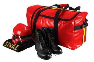 Bolsa para equipo de bomberos 86l TRM-53 - rojo