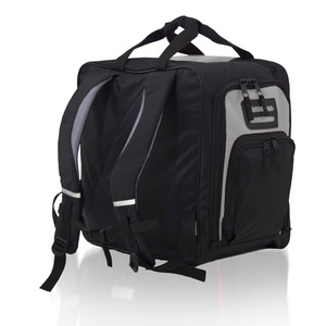 Skirucksack Tasche für Schuhe und Helm "Ski" grau