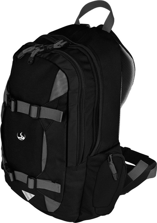 Stad/school rugzak met skateboard ruimte en laptop vak - Trip - grafiet