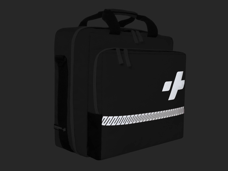 Grand sac médical pour infirmières 26l TRM-21 rouge