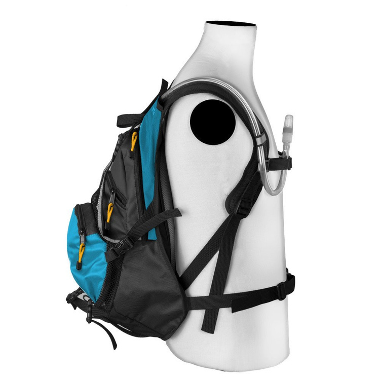 Sportrucksack für Fahrrad, Jogging, Schwimmbad oder Fitnessstudio mit Platz für Helm - himmelblau