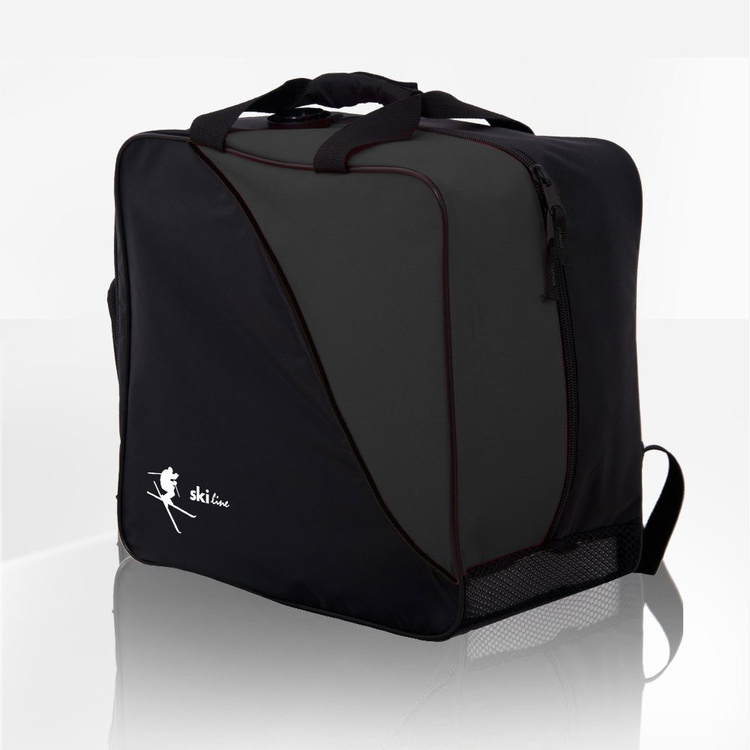 Bolsa mochila para botas y casco "Ski" grafito