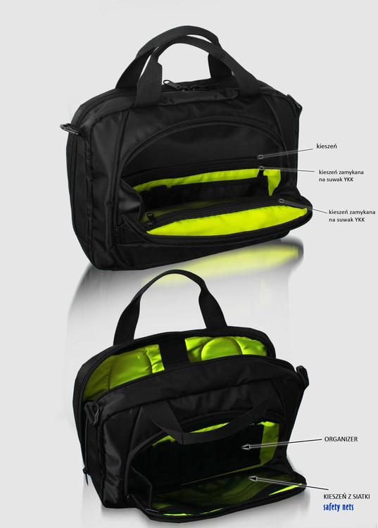 Laptop bag 15" green