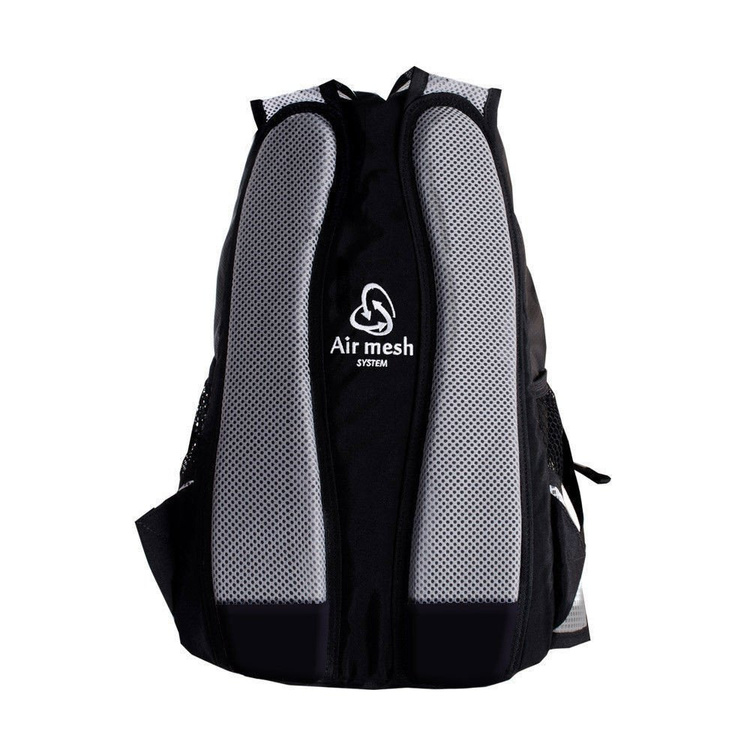 Zaino da città/scuola con spazio per skateboard e tasca per laptop - Trip - rosso