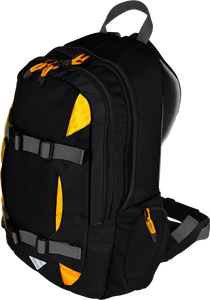 Sac à dos ville/école avec espace pour skateboard et poche pour ordinateur portable - Trip - jaune