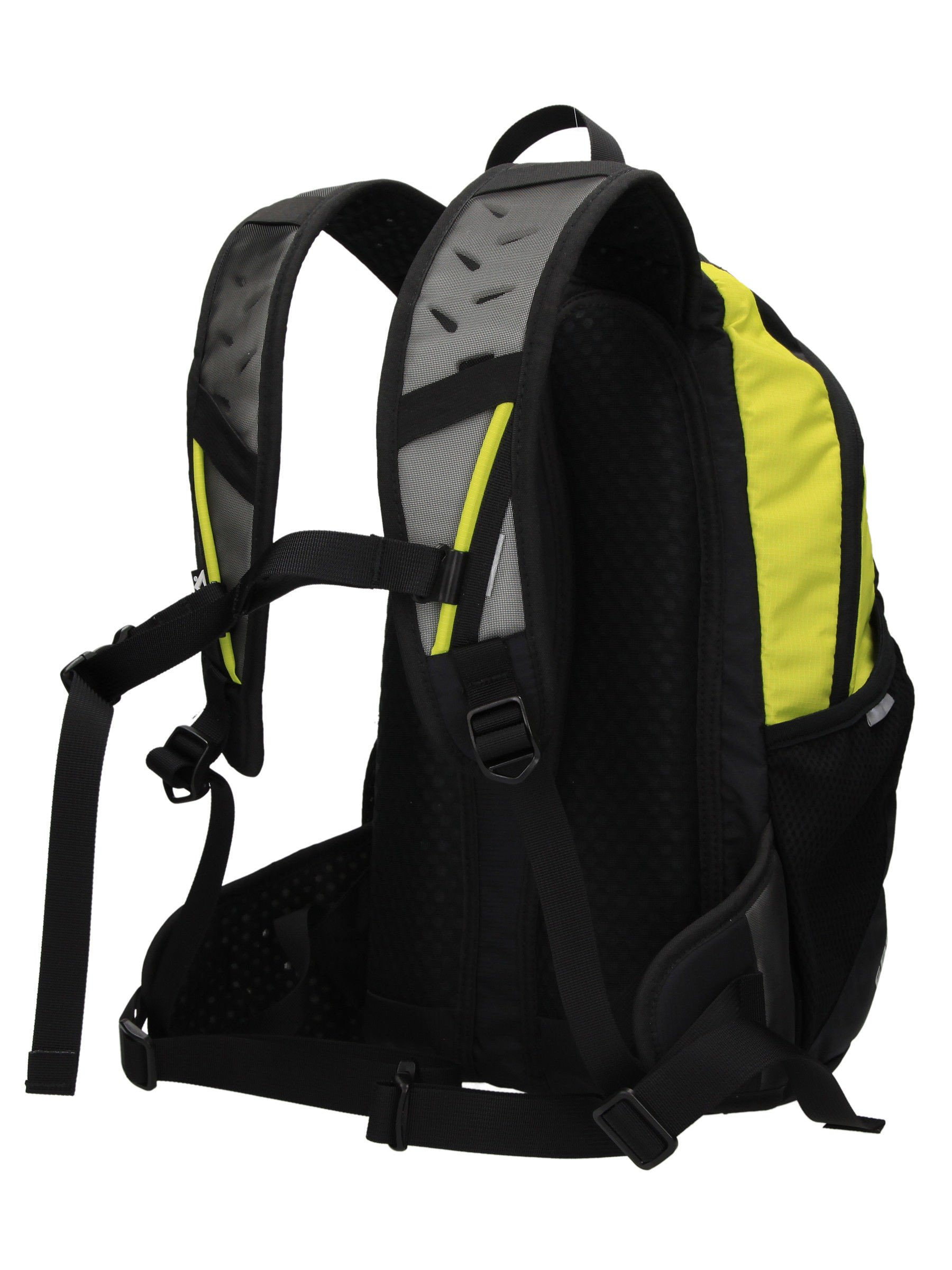 Zaino Bicicletta 25L Con Copertura Antipioggia E Rete Casco - 5 Tasche Per Telefono E Chiavi, Nylon Resistente, Cinghie Riflettenti, Per Ciclismo E Trekking (Grigio/Nero)